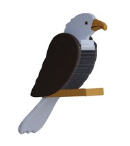 AMERICAN EAGLE BIRD FEEDER - Large Solid Wood Bald Eagles Amish Handmade... - $79.97