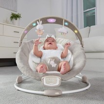 Baby Bouncer Seat with Light Up Toy Bar &amp; Tummy Time Pillow Children&#39;s B... - £79.73 GBP