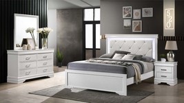 Twin 4 Piece Bedroom Set - White - £1,307.53 GBP