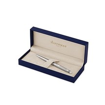 Waterman Hemisphere Trim Ballpoint Pen, Medium - Stainless Steel with Pa... - $101.00