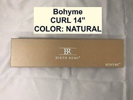 BOHYME BIRTH REMI CURL 14&quot; COLOR: NATURAL 100%HUMAN HAIR THE HIGHEST GRADE - £71.84 GBP