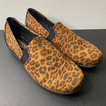 Catherines Animal Print Slip On Loafers Shoe Women US 9W Memory Foam Com... - £17.92 GBP