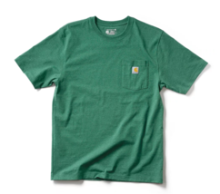 Carhartt K87-477 Men's Short-Sleeve Pocket T-Shirt, North Woods Heather, L - $39.00