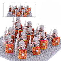 Medieval Roman Legionary Infantry Soldiers 12pcs Lego Compatible Minifigure Toys - £20.65 GBP