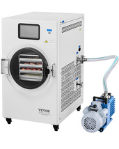 VEVOR Vacuum Freeze Dryer 8.8-13.2LBS 4-Tray Vacuum Pump Timer Temp White - $3,198.90