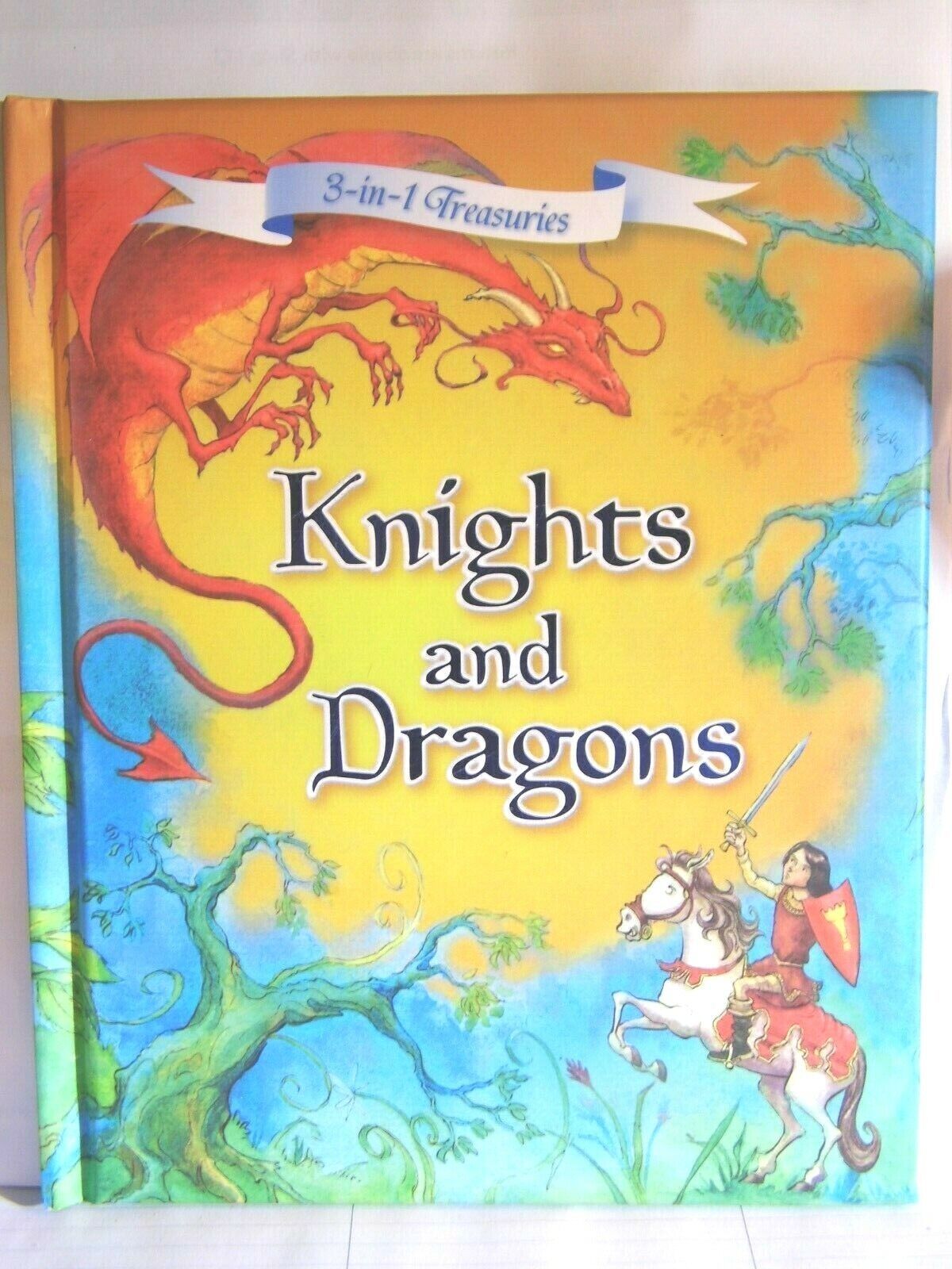 3-in-1 Treasuries Knights And Dragons By IGLOO Books Ltd Hardcover 2010 - $2.69