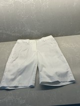 NWT WOMEN&#39;S GREG NORMAN SHORTS, SIZE: 2 COLOR: WHITE (J512) $55 - $0.98