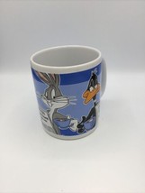 Warner Bros Studio Store Ceramic Mug Bugs Bunny Daffy Duck Over Size 1997 - £15.09 GBP