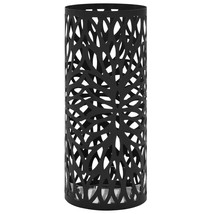 vidaXL Umbrella Stand Black Powder-coated steel Medium Durable - $2,181.60 MXN