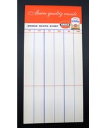 Vtg Bridge Score Card scoring Pads Bridge Amoco Oil Gas NOS - €10,32 EUR