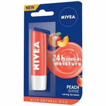 NIVEA Lip Balm, Fruity Peach Shine, 4.8g (Pack of 1) - $10.34