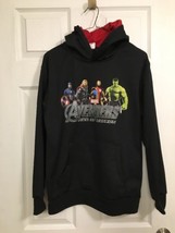 BNWTS DC Comics Marvel Avengers Boys&#39; Long Sleeve hoodie Sweatshirt  SZ XXL (18) - £13.22 GBP