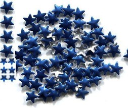 STARS Smooth Rhinestuds 6mm ROYAL BLUE Hot Fix  iron on  2 Gross  288 Pieces - £5.30 GBP