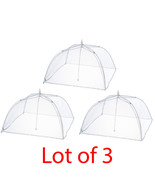 Lot 3 | 16&quot; Mesh Food Cover Protector Pop Up Tent Umbrella BBQ Outdoor Bugs - $17.95 CAD