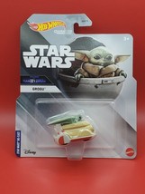 Hot Wheels Star Wars Grogu Baby Yoda Character Car Disney New in Package - £7.46 GBP