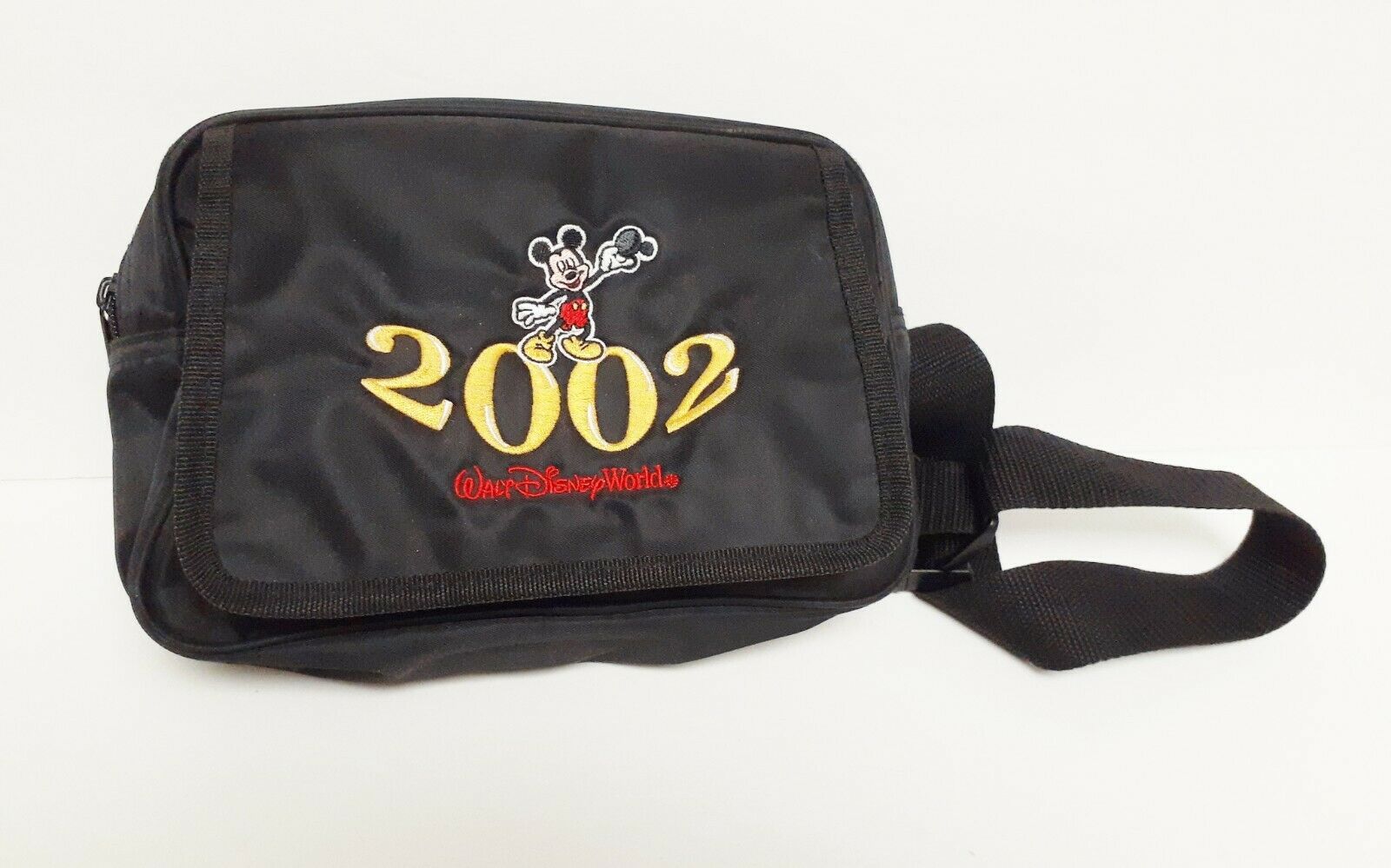 Primary image for Walt Disney World Mickey Mouse 2002 Fanny Pack Waist Bag Embroidered Adjustable