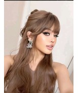Light brown weavy wig,light brown curly wig, light brown wig with waves,... - $48.02 CAD