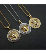 Mythology Gorgon Italian Fashion Greek Medallion Symbol Stainless Steel ... - £14.00 GBP+