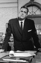 Raymond Burr in Perry Mason in court standing up by desk 18x24 Poster - £18.84 GBP