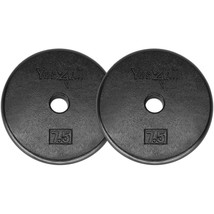 Yes4All 1-inch Cast Iron Weight Plates for Dumbbells  Standard Weight Di... - £34.35 GBP