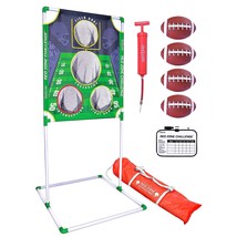 GoSports Red Zone Challenge Football Toss Game - Includes Target, 4 Footballs, S - £72.75 GBP