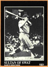 New York Yankees Babe Ruth 1992 Megacards #105 Sultan of Swat nr mt   - £0.39 GBP
