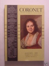 Coronet January 1938 Manuel Komroff George Gray Frances Frost Lajos Zilahy +++ - £4.21 GBP