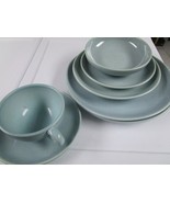 Rusell Wright 7 pcs dinner set light blue - $123.75