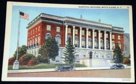 White Plains NY Postcard Municipal Building - £2.36 GBP