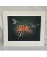 Hummingbirds Delight Giclee Matted Art Print Signed Kathleen Kirch 7/150 Beauty