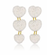 Arrings handmade seed beads tassel drop dangle earrings for women statement jewelry big thumb200