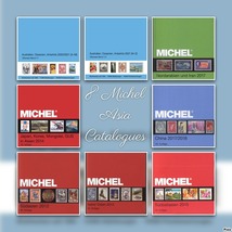 8.Michel Stamp Catalogues ASIA (2012-2021) + Bonuses (all on 2 DVD)  - £6.30 GBP