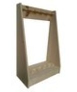 Traditional Pine Wooden 6 Place Vertical Locking Long Gun Rack Storage D... - $3,352.43 MXN