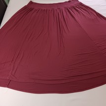 Sipersoft By Torrid Womens Pink Elastic Waist Circle Buttom Skirt Size 5 image 9