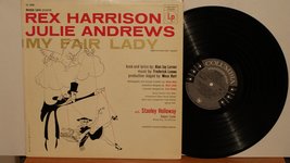 My Fair Lady Herman Levin presents Rex Harrison Julie Andrews Record Album Vinyl - £11.57 GBP