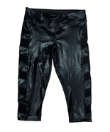 Forever 21 Womens Black Side Detail Capri Leggings Size M - $14.92 CAD