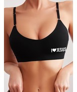 Women&#39;s I Love Jesus Seamless Bra (Made in USA) - $28.00