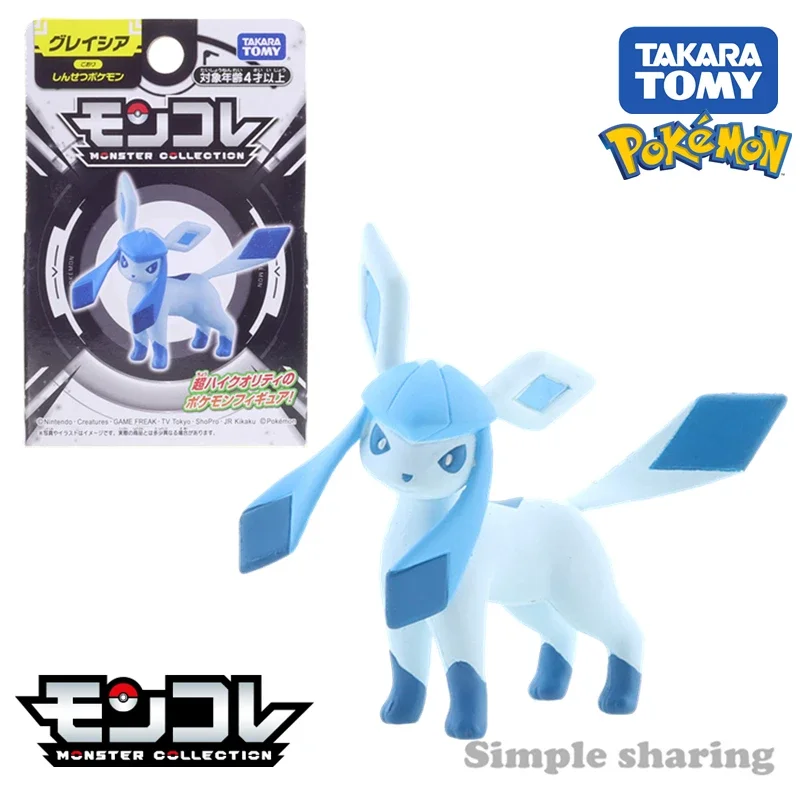 Takara Tomy Pokemon Monster Collection Glaceon (Character Toy) Figure Character - £15.68 GBP
