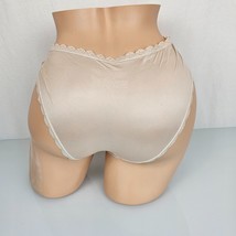 Body By Victoria&#39;s Secret Smooth Silky Shiny Hiphugger Panties Lace Tan M Medium - £34.02 GBP