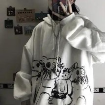 Shirt gothic japan cartoon oversize women spring autumn funny punk hoodies tops females thumb200