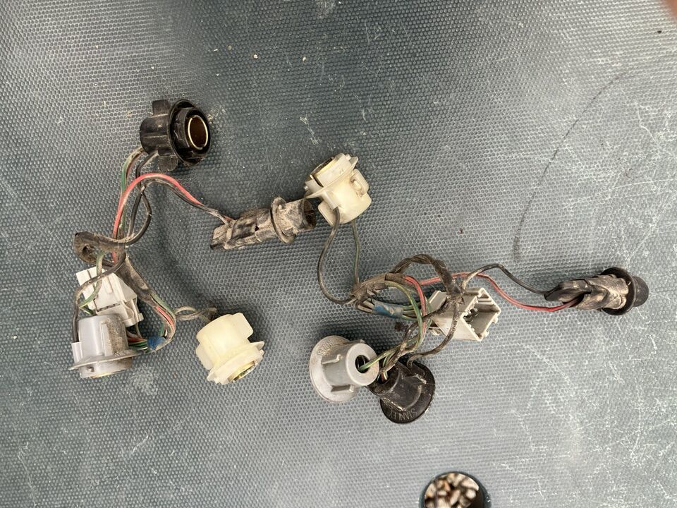 93-97 Honda Del Sol Taillight Tail Light Bulb Wiring Harness Left Right ... - $98.99