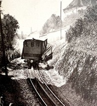 Langres France Cog Railway Bridge Train 1910s WW1 Era Postcard Europe #2 PCBG12A - £15.42 GBP