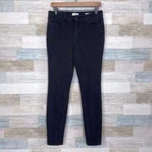 Jessica Simpson High Rise Skinny Ankle Jeans Faded Black Stretch Womens ... - £11.87 GBP