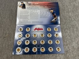 Cleveland Indians 2007 Team Medallion Collection 22 Complete in Folder B... - $34.64