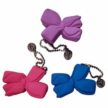 JoJo Siwa Squishy Bow Keychain Set of 3 Pink Blue Lavender New - £6.31 GBP