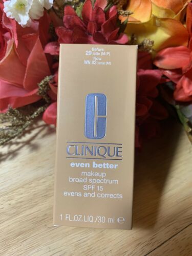 Clinique Even Better Makeup 29 LATTE (M-P) SPF 15 1oz 30 ml NEW FRESH - $15.99