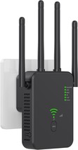 WiFi Extender 1200Mbps Wi Fi Signal Booster Amplifier for Home WiFi 2.4 5GHz Dua - £47.60 GBP