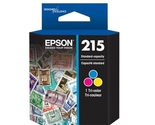 EPSON 215 Ink Standard Capacity Tricolor Cartridge (T215530-S) Works wit... - £26.12 GBP