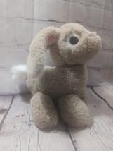 Manhattan Toy Floppies Brown Bunny Rabbit 7&quot; Plush Stuffed Animal Sewn E... - $8.90