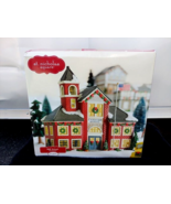 St Nicholas Square SNS School Illuminated 2010 Christmas Display Village - $44.55